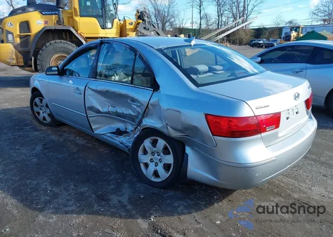 2009 Hyundai Sonata Gls z USA, uszkodzony, nr VIN 5NPET46C89H526253